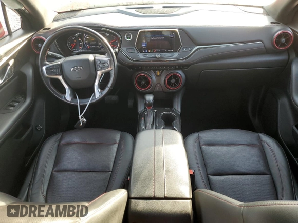 2019 Chevrolet Blazer RS with VIN 3GNKBERS7KS687307, listed as a Copart auction lot 55068695 with 106,875 mi miles and Salvage title. Bid and sale history available at DreamBid. Image 8.