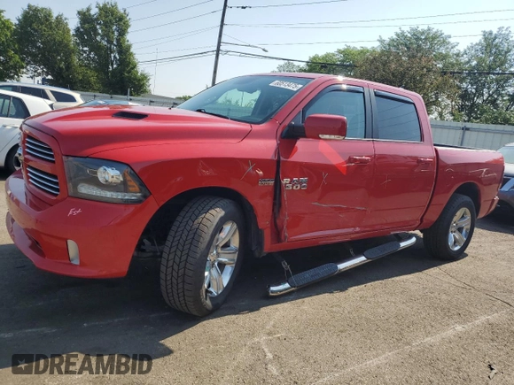 2016 Ram 1500 Sport z VIN 1C6RR7MT0GS173405, wystawiony jako Copart lot #60513475 z przebiegiem 121 110 mil mil oraz Szkoda całkowita • Salvage title. Historia ofert i sprzedaży dostępna na DreamBid. Obrazek 1.