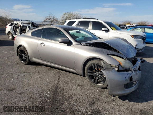 2008 Infiniti G37 Journey with VIN JNKCV64E18M126605, listed as a Copart auction lot 50552255 with 112,607 mi miles and Salvage Title. Bid and sale history available at DreamBid. Image 4.