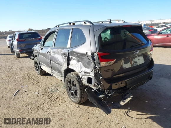 2023 Subaru Forester Wilderness with VIN JF2SKAMC9PH413982, listed as a IAAI auction lot 41381657 with 38,121 mi miles. Bid and sale history available at carsss.com. Image 3.