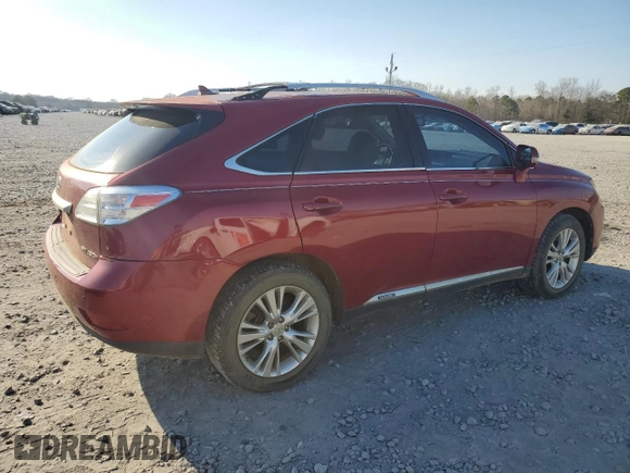 2010 Lexus RX 450h with VIN JTJBC1BA8A2408678, listed as a Copart auction lot 46742485 with 166,685 mi miles and Clean Title. Bid and sale history available at DreamBid. Image 3.
