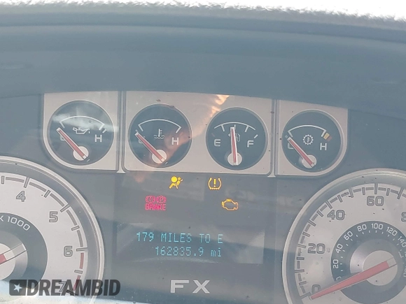 2010 Ford F-150 XL with VIN 1FTFW1EV9AFB22034, listed as a IAAI auction lot 42594401 with 162,835 mi miles and . Bid and sale history available at DreamBid. Image 7.