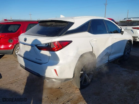 2016 Lexus RX 350 with VIN 2T2ZZMCA3GC020019, listed as a IAAI auction lot 41374615 with NaN miles. Bid and sale history available at carsss.com. Image 4.