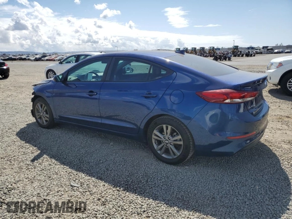 2018 Hyundai Elantra SEL with VIN 5NPD84LF9JH328863, listed as a Copart auction lot 53689475 with 77,309 mi miles and Salvage Title. Bid and sale history available at DreamBid. Image 2.
