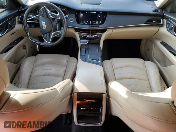 2018 Cadillac CT6 RWD with VIN 1G6KA5RX4JU113613, listed as a Copart auction lot 83983134 with 112,787 mi miles and Salvage Title. Bid and sale history available at DreamBid. Image 8.