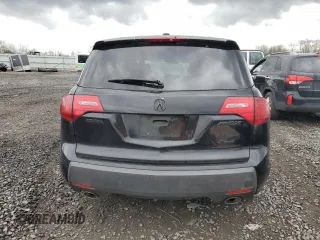 2009 Acura MDX Tech Pkg with VIN 2HNYD28609H501761, listed as a Copart auction lot 44110645 with Not Provided miles and Salvage Title. Bid and sale history available at carsss.com. Image 6.