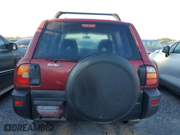 1999 Toyota RAV4 with VIN JT3GP10V4X7043368, listed as a Copart auction lot 74942864 with 367,714 mi miles and Salvage Title. Bid and sale history available at DreamBid. Image 6.