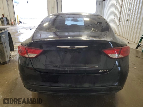 2016 Chrysler 200 LX with VIN 1C3CCCFB9GN194107, listed as a Copart auction lot 44519815 with 138,892 mi miles and Non Repairable. Bid and sale history available at carsss.com. Image 6.