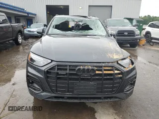 2025 Audi Q5 Premium Plus with VIN WA1BBAFY6S2009213, listed as a Copart auction lot 62832425 with 6,053 mi miles and Salvage title. Bid and sale history available at DreamBid. Image 5.