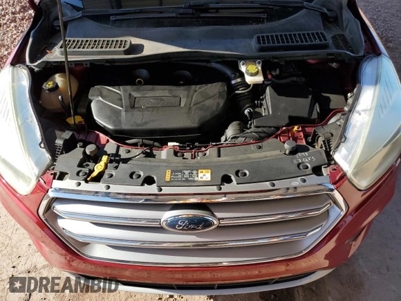 2017 Ford Escape SE with VIN 1FMCU0G9XHUE97127, listed as a Copart auction lot 54074755 with 129,205 mi miles and Clean Title. Bid and sale history available at carsss.com. Image 12.