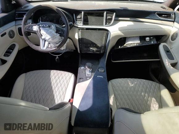 2021 Infiniti QX50 AUTOGRAPH with VIN 3PCAJ5DBXMF116307, listed as a Copart auction lot 47439955 with 51,300 mi miles and Salvage Title. Bid and sale history available at carsss.com. Image 8.