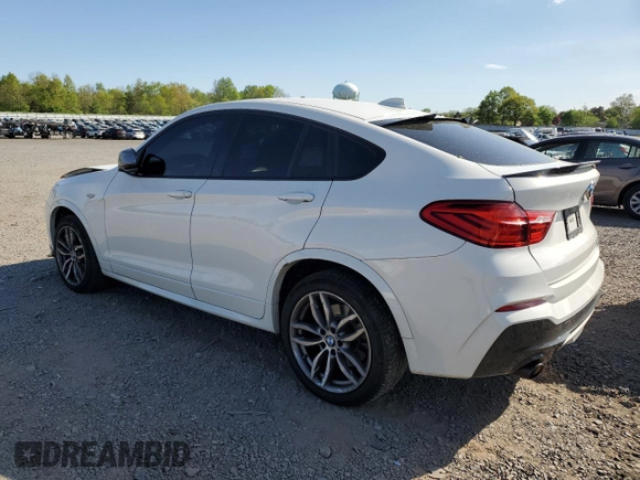 2018 BMW X4 M40i with VIN 5UXXW7C52J0W64443, listed as a Copart auction lot 53877525 with 49,634 mi miles and Salvage title. Bid and sale history available at DreamBid. Image 2.