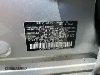 2021 Subaru Forester Special Sports with VIN JF2SKARC6MH497974, listed as a Copart auction lot 57363545 with 90,394 mi miles and Salvage title. Bid and sale history available at DreamBid. Image 12.