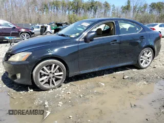 2006 Lexus IS 350 with VIN JTHBE262562003776, listed as a Copart auction lot 50800545 with 133,659 mi miles and Salvage Title. Bid and sale history available at DreamBid. Image 1.