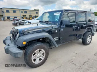 2017 Jeep Wrangler Unlimited Sport with VIN 1C4BJWDGXHL593943, listed as a Copart auction lot 61670695 with 230,166 mi miles and Clean title. Bid and sale history available at DreamBid. Image 1.