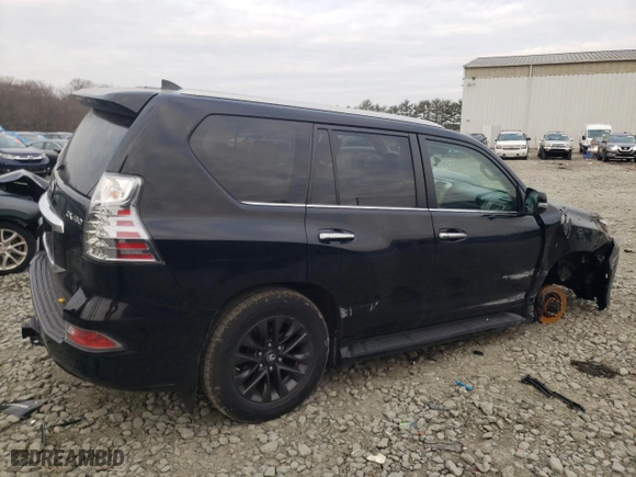 2020 Lexus GX with VIN JTJAM7BX4L5267142, listed as a Copart auction lot 83497284 with 54,043 mi miles and Salvage Title. Bid and sale history available at carsss.com. Image 3.