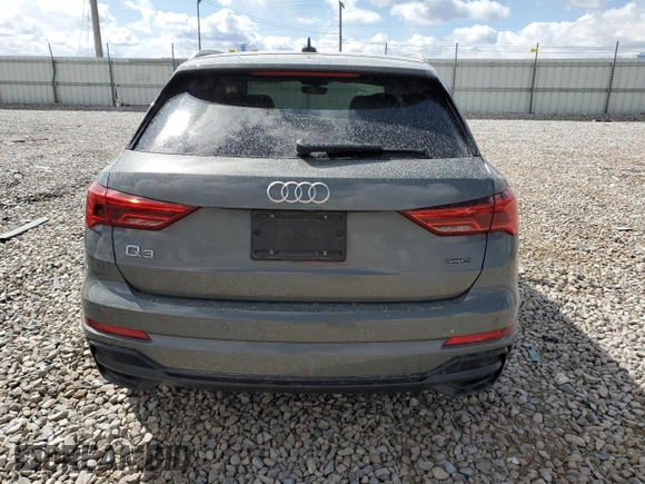 2020 Audi Q3 S line Premium Plus with VIN WA1EECF32L1046027, listed as a Copart auction lot 48918483 with 16,022 mi miles and . Bid and sale history available at DreamBid. Image 6.