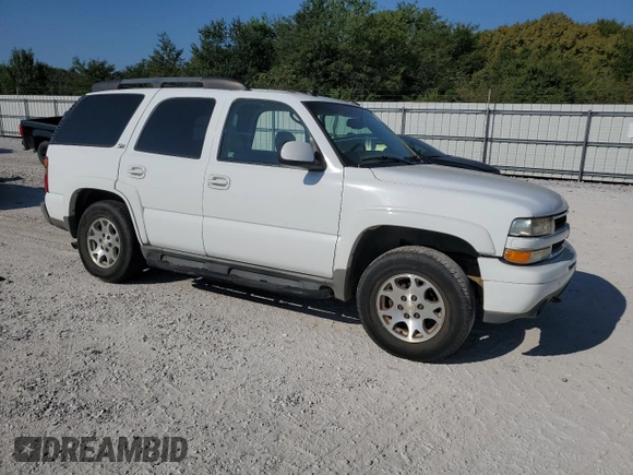 2003 Chevrolet Tahoe Z71 with VIN 1GNEK13Z23R205780, listed as a Copart auction lot 71045034 with 294,759 mi miles and Salvage Title. Bid and sale history available at carsss.com. Image 4.