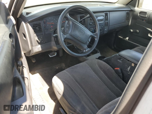 2002 Dodge Dakota with VIN 1B7GL12X92S701455, listed as a Copart auction lot 66929624 with 64,563 mi miles and Salvage Title. Bid and sale history available at carsss.com. Image 8.