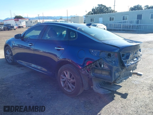 2019 Kia Optima LX with VIN 5XXGT4L35KG357596, listed as a IAAI auction lot 41785667 with 105,333 mi miles. Bid and sale history available at carsss.com. Image 3.