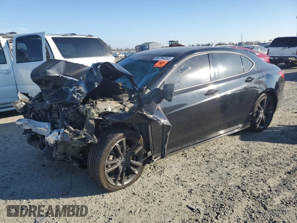 2020 Acura TLX w/A-Spec Pkg with VIN 19UUB1F63LA010597, listed as a Copart auction lot 88794355 with 0 mi miles and Salvage Title. Bid and sale history available at carsss.com. Image 1.