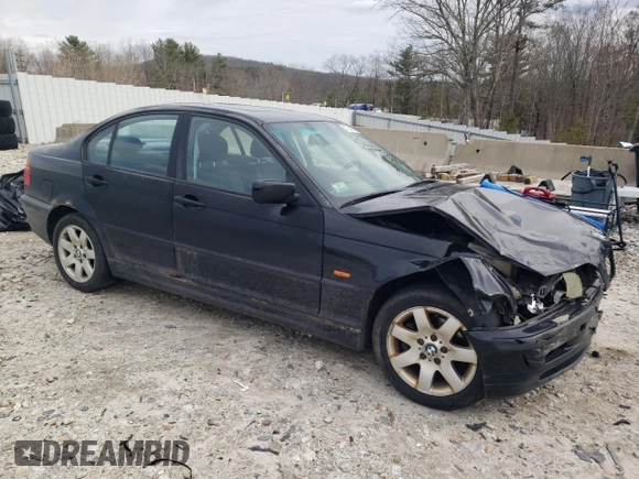 2001 BMW 3 Series 325i with VIN WBAAV334X1EE77884, listed as a Copart auction lot 52754205 with 0 mi miles and Clean Title. Bid and sale history available at carsss.com. Image 4.
