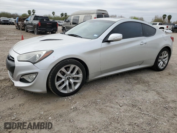2013 Hyundai Genesis Coupe R-Spec with VIN KMHHU6KJ8DU104908, listed as a Copart auction lot 45586515 with 83,554 mi miles and Salvage title. Bid and sale history available at DreamBid. Image 1.