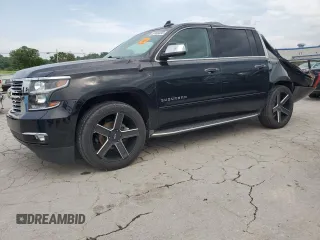 2017 Chevrolet Suburban Premier z VIN 1GNSCJKC7HR191587, wystawiony jako Copart lot #57465685 z przebiegiem 135 947 mil mil oraz Szkoda całkowita • Salvage title. Historia ofert i sprzedaży dostępna na DreamBid. Obrazek 1.