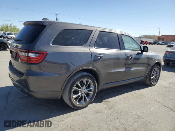 2019 Dodge Durango GT Plus with VIN 1C4RDHDG0KC650739, listed as a Copart auction lot 55260435 with 66,506 mi miles and Salvage title. Bid and sale history available at DreamBid. Image 3.