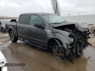 2016 Ford F-150 XLT with VIN 1FTEW1EF5GKE94068, listed as a Copart auction lot 74152453 with 150,331 mi miles and Salvage Title. Bid and sale history available at carsss.com. Image 4.
