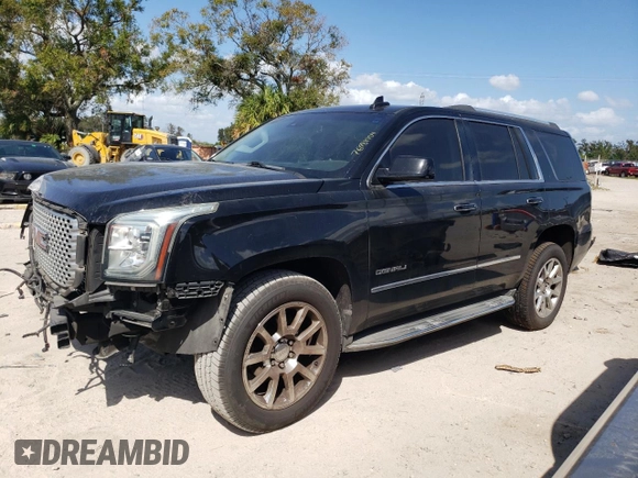 2016 GMC Yukon Denali with VIN 1GKS1CKJ9GR338522, listed as a Copart auction lot 76981904 with Not Provided miles and Non Repairable. Bid and sale history available at carsss.com. Image 1.