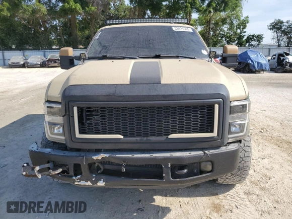 2009 Ford F-250 XL with VIN 1FTSW20R99EA38179, listed as a Copart auction lot 53021595 with 98,231 mi miles and Salvage title. Bid and sale history available at DreamBid. Image 5.