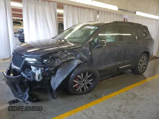 2022 Cadillac XT6 Sport with VIN 1GYKPGRS3NZ178080, listed as a Copart auction lot 77901344 with 35,221 mi miles and Clean Title. Bid and sale history available at carsss.com. Image 1.