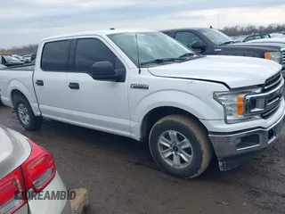 2018 Ford F-150 XL with VIN 1FTEW1CB4JKE01760, listed as a IAAI auction lot 41655607 with 250,099 mi miles. Bid and sale history available at carsss.com. Image 1.