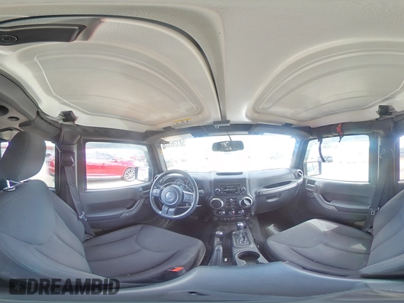 2015 Jeep Wrangler Unlimited Sport with VIN 1C4BJWDG4FL766904, listed as a Copart auction lot 58126555 with 68,400 mi miles and Salvage title. Bid and sale history available at DreamBid. Image 15.