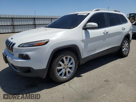 2016 Jeep Cherokee Limited z VIN 1C4PJMDBXGW236824, wystawiony jako Copart lot #56940975 z przebiegiem 197 170 mil mil oraz Szkoda całkowita • Salvage title. Historia ofert i sprzedaży dostępna na DreamBid. Obrazek 1.