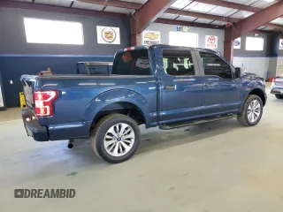 2018 Ford F-150 XL with VIN 1FTEW1E54JFC75495, listed as a Copart auction lot 55773705 with 156,324 mi miles and Clean Title. Bid and sale history available at DreamBid. Image 3.