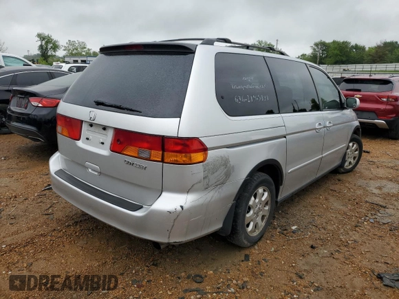 2004 Honda Odyssey EX-L with VIN 5FNRL18984B025100, listed as a Copart auction lot 53227364 with 331,293 mi miles and Salvage Title. Bid and sale history available at DreamBid. Image 3.
