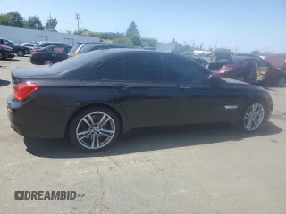2011 BMW 7 Series 750i with VIN WBAKA8C54BCY37151, listed as a Copart auction lot 59629625 with 189,662 mi miles and Clean title. Bid and sale history available at DreamBid. Image 3.