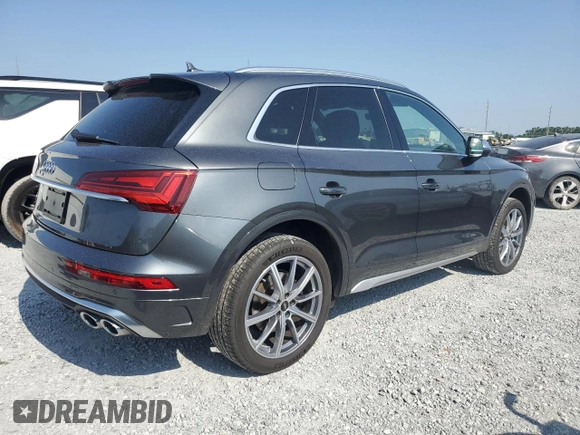 2021 Audi SQ5 Premium Plus with VIN WA1B4AFY1M2035067, listed as a Copart auction lot 55983255 with 60,302 mi miles and Clean Title. Bid and sale history available at DreamBid. Image 3.