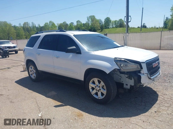 2016 GMC Acadia SLE with VIN 1GKKRPKD5GJ150640, listed as a IAAI auction lot 41978668 with 150,614 mi miles. Bid and sale history available at carsss.com. Image 1.