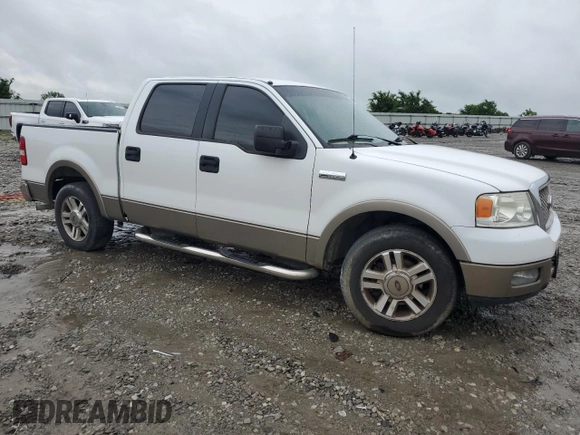 2005 Ford F-150 XLT with VIN 1FTPW12525FB16364, listed as a Copart auction lot 55019304 with 264,487 mi miles and Salvage Title. Bid and sale history available at carsss.com. Image 4.