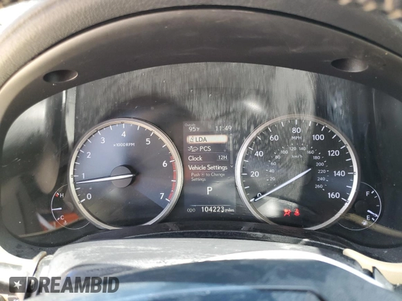 2019 Lexus NX 300 with VIN JTJYARBZ9K2123901, listed as a Copart auction lot 62200235 with 104,223 mi miles and Non repairable. Bid and sale history available at DreamBid. Image 9.