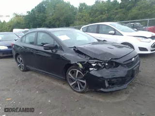 2020 Subaru Impreza Sport with VIN 4S3GKAM66L3612610, listed as a IAAI auction lot 41252222 with 36,691 mi miles. Bid and sale history available at carsss.com. Image 1.
