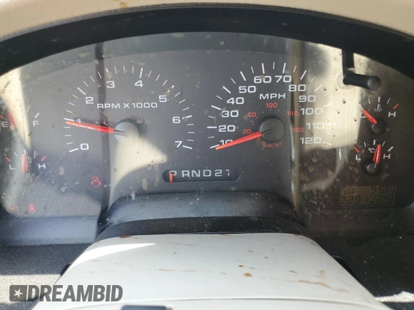 2005 Ford F-150 XLT with VIN 1FTPW12535KE13263, listed as a Copart auction lot 56629615 with 229,122 mi miles and Non repairable. Bid and sale history available at DreamBid. Image 9.