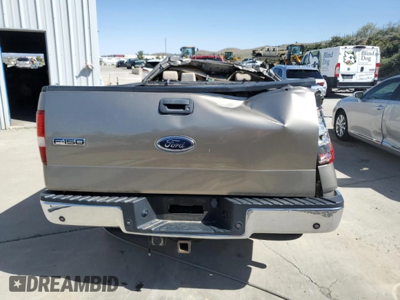 2005 Ford F-150 XLT with VIN 1FTPX145X5NA53322, listed as a Copart auction lot 54584834 with 0 mi miles and Non Repairable. Bid and sale history available at carsss.com. Image 6.