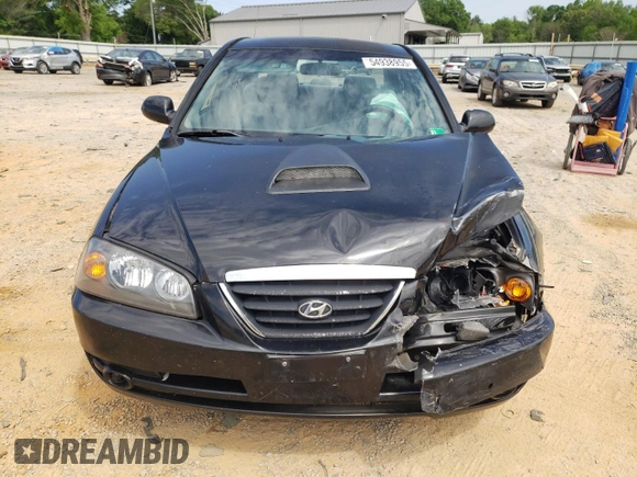 2005 Hyundai Elantra GLS z VIN KMHDN46D75U115887, wystawiony jako Copart lot #54938955 z przebiegiem 101 490 mil mil oraz Szkoda całkowita • Salvage title. Historia ofert i sprzedaży dostępna na DreamBid. Obrazek 5.