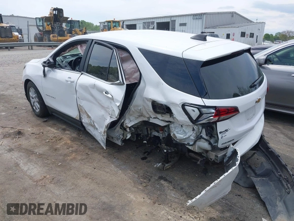 2022 Chevrolet Equinox LT z VIN 3GNAXJEV9NL132136, wystawiony jako IAAI lot #41976899 z przebiegiem 94 235 mil mil oraz . Historia ofert i sprzedaży dostępna na DreamBid. Obrazek 3.