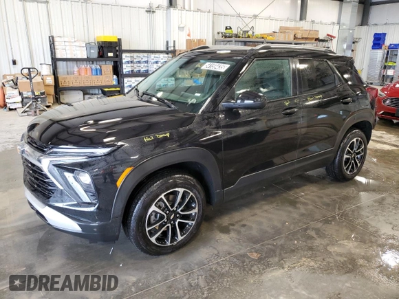 2025 Chevrolet TrailBlazer LT with VIN KL79MRSL5SB041980, listed as a Copart auction lot 54159435 with 14,338 mi miles and Clean Title. Bid and sale history available at DreamBid. Image 1.
