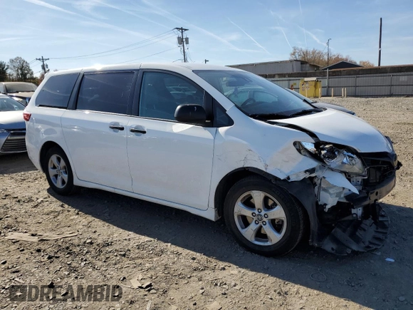 2019 Toyota Sienna L with VIN 5TDZZ3DC6KS995130, listed as a Copart auction lot 77712554 with 71,057 mi miles and Salvage Title. Bid and sale history available at carsss.com. Image 4.